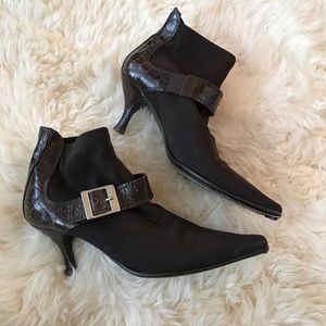 Donald Pliner Brown Ankle Boots